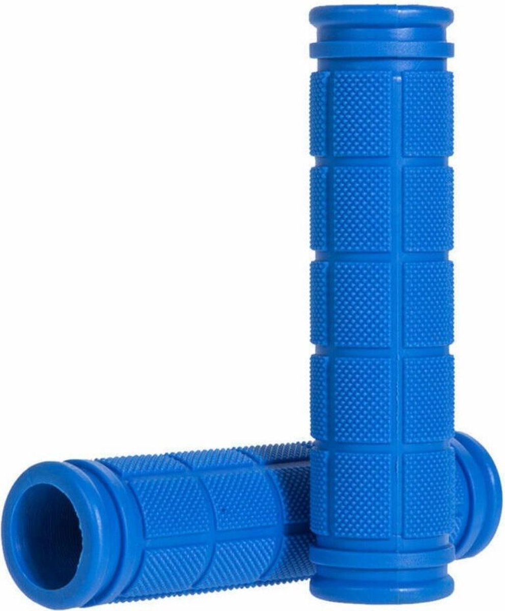Fietshandvatten - Handvatten - Universeel - Fiets – Mountainbike – Professioneel - Grips - Extra Grip – Fietshandvaten -Handvaten - Handig te monteren - Anti-slip – Fietsen – Stuur – Bikegrips – Rubber – Stevig - Blauw