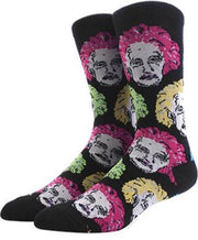 Fun sokken Einstein in Andy Warhol stijl (30205)