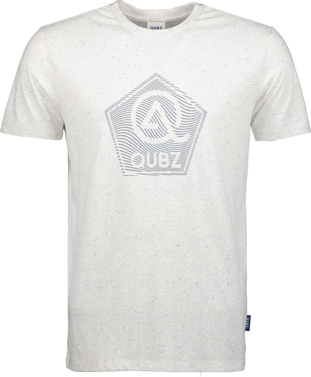 Qubz T-shirt - Modern Fit - Grijs - M