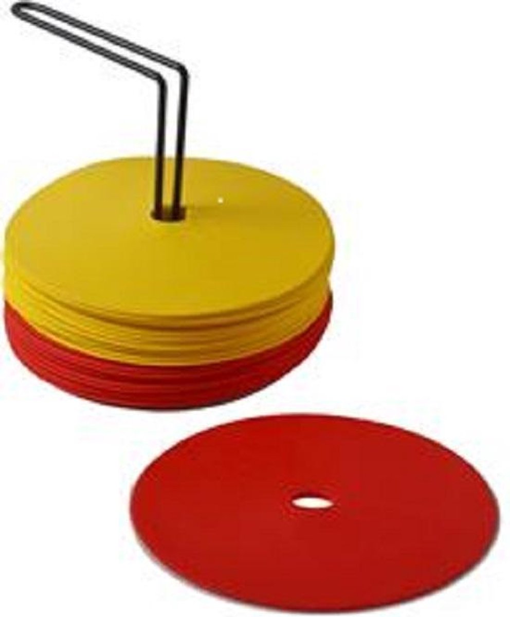 Floormarkers - set van 24 stuks - Markeringsschijven - Afbakenschijven