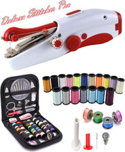 Deluxe Stitcher Pro - PREMIUM Handnaaimachine + 80 Delige Starterskit