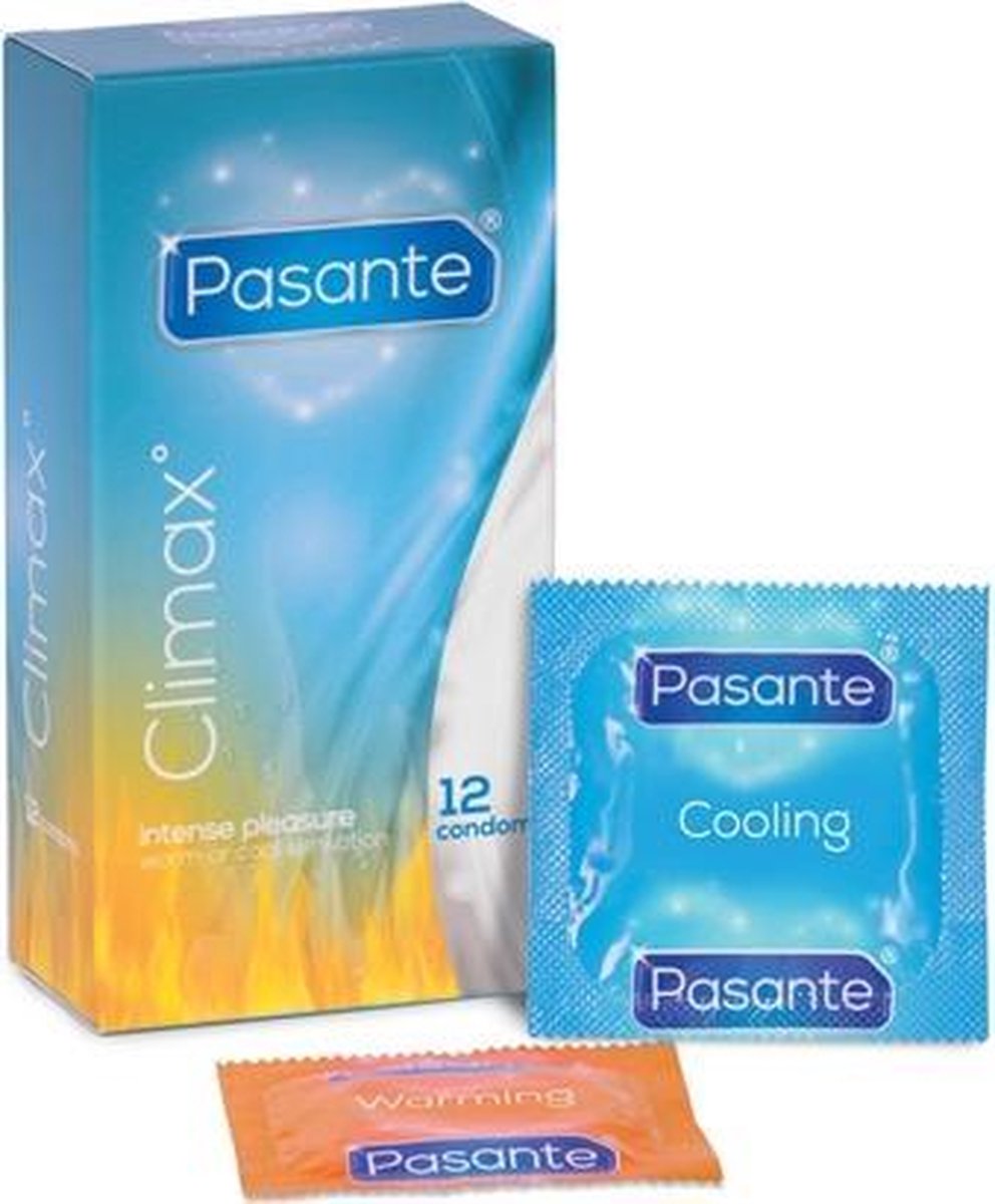 Pasante Climax Condooms - 12 stuks - Transparant - Drogist - Condooms - Drogisterij - Condooms