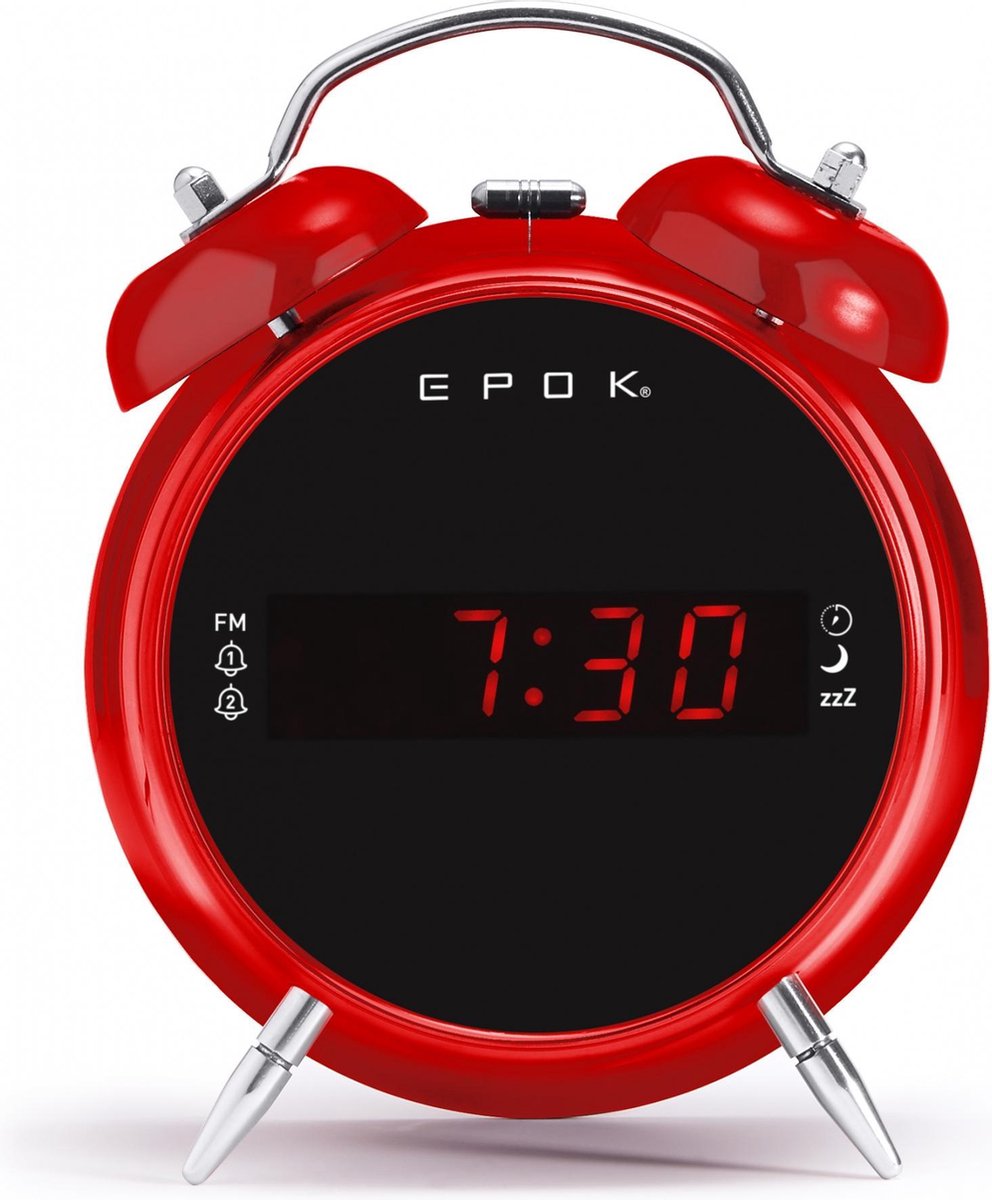 Bigben Wekkerradio Epok - Rood