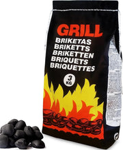 Deuba 27 Kg Houtskoolbriketten 9 x 3 kg Barbecue Grill Briketten BBQ