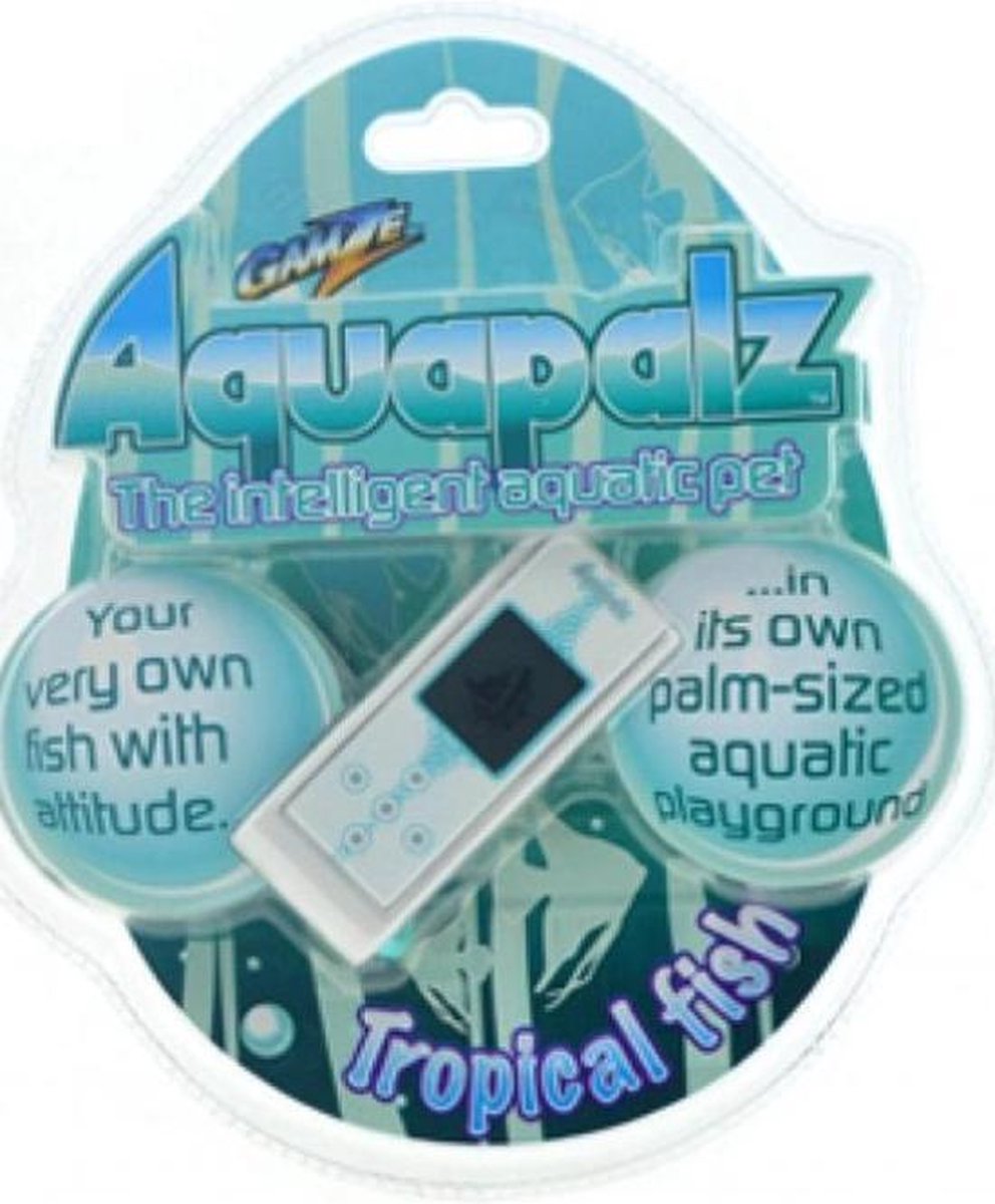 tamagotchi - electronisch huisdier - blauw - tropical vis - aquarium - speelgoed - jongens - meisjes -vissen - dieren - aquarium - Viros