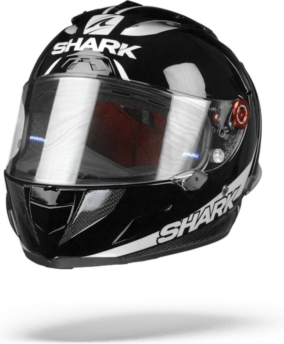 Shark Race-R Pro GP 30Th Anniversary Zwart Carbon Wit Integraalhelm - Motorhelm - Maat M