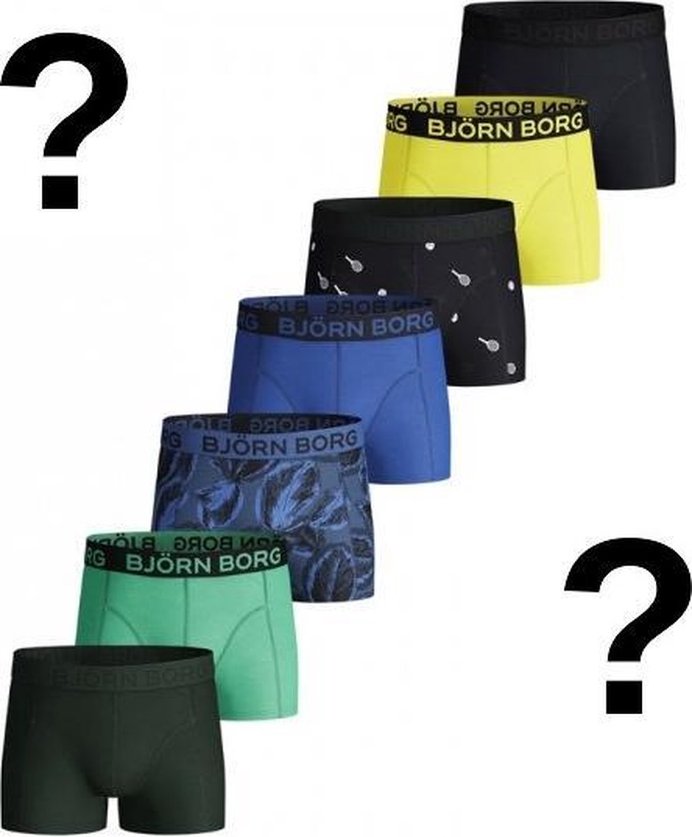 Björn Borg - Kids - Onderbroeken - Verrassingspakket - 7 Pack Boxers - Maat 134/140