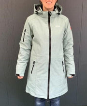 Nordberg softshell winterparka Gitte Herbal Green - maat M