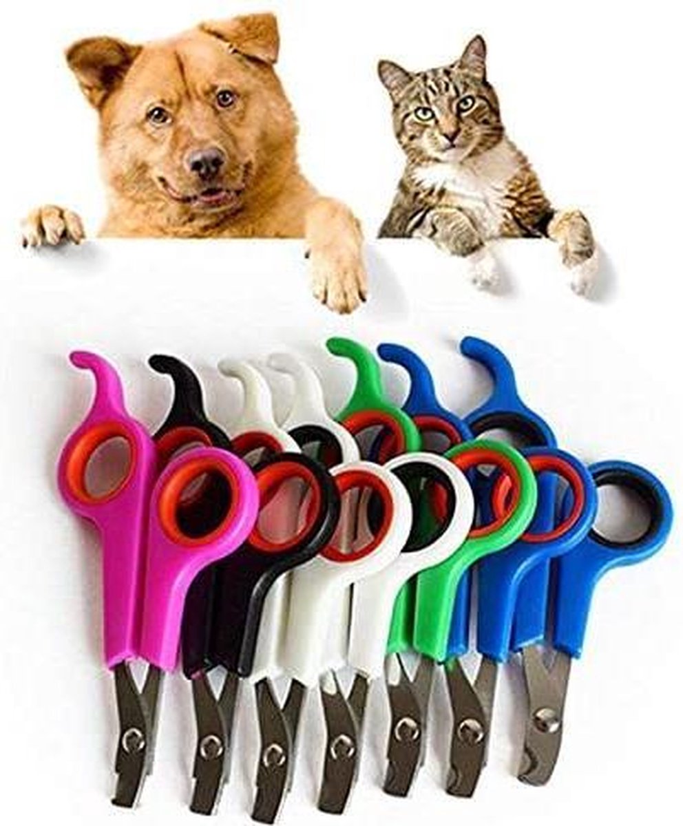 Doodadeals® Nagelschaar Kat – Nagelschaar Hond – Nagelschaar Konijn – Nagelschaar Cavia – Multi Color – 1 stuk