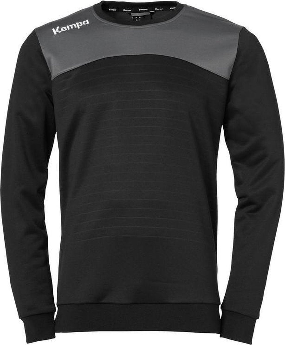 Kempa Emotion 2.0 Training Top Kind Zwart-Antraciet Maat 152