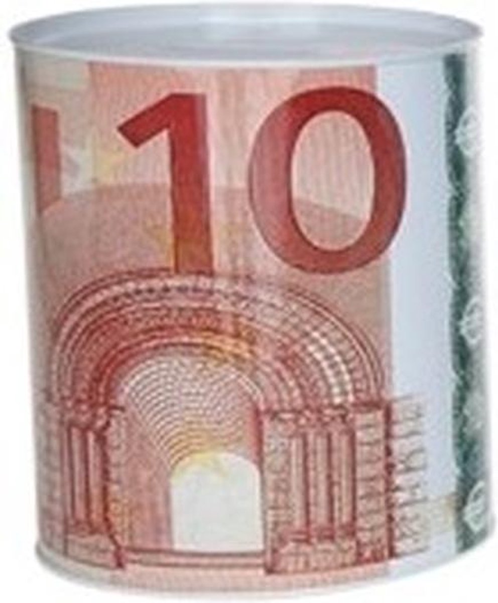 Spaarpot 10 euro biljet 13 x 15 cm