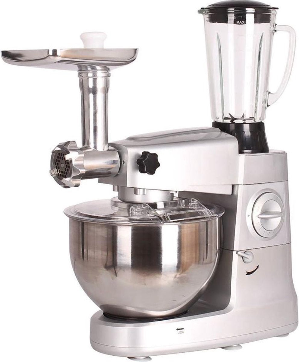 Royal Swiss Multifunctionele 8L kneedmachine met blender en vleesmolen