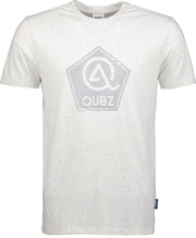 Qubz T-shirt - Modern Fit - Grijs - 3XL Grote Maten