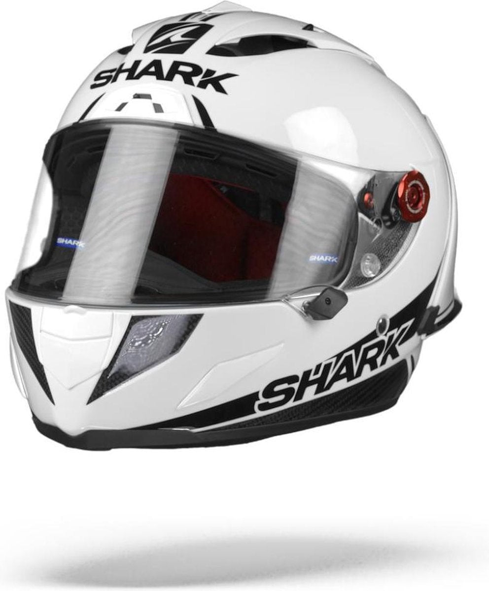 Shark Race-R Pro GP 30Th Anniversary Wit Carbon Zwart Integraalhelm - Motorhelm - Maat M