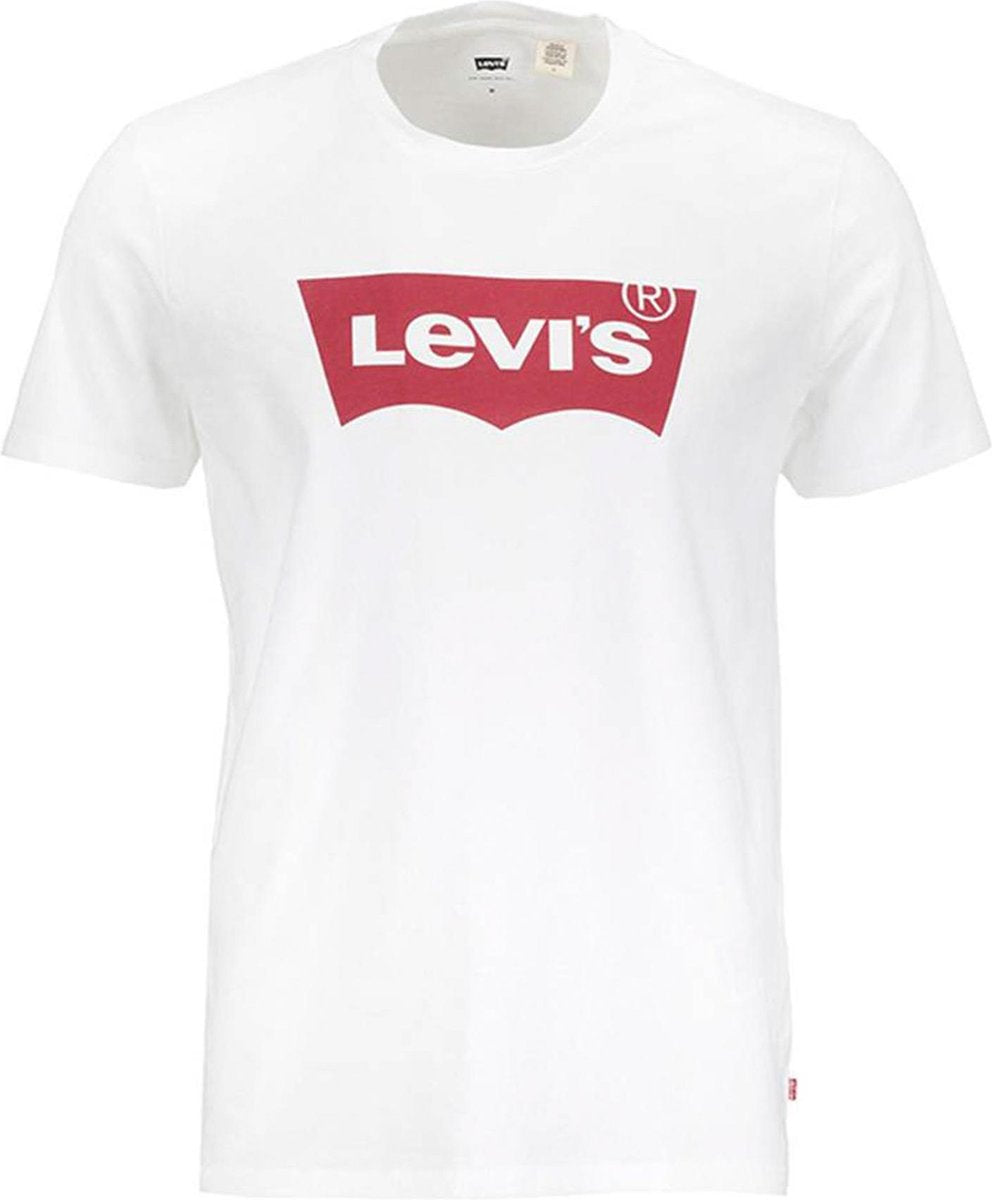 Levi Shirt - Maat XXL  - Mannen - wit/rood