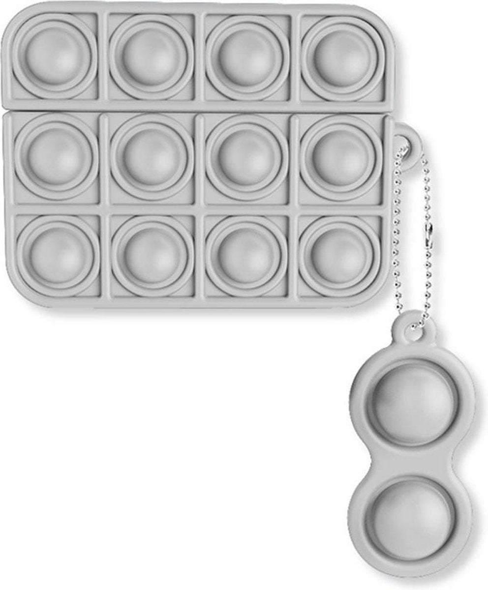 Rodent Pioneer Case Cover Voor Airpods Pro - Siliconen Grijs | Watchbands-shop.nl