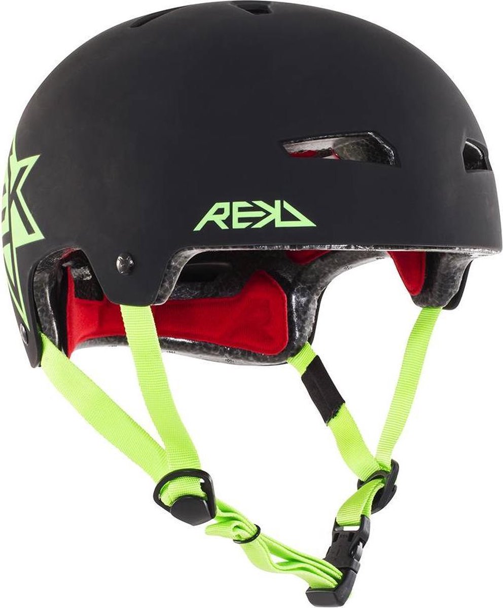 Skatehelm Rekd Elite Icon Zwart-Groen - Maat 56 - 57 cm