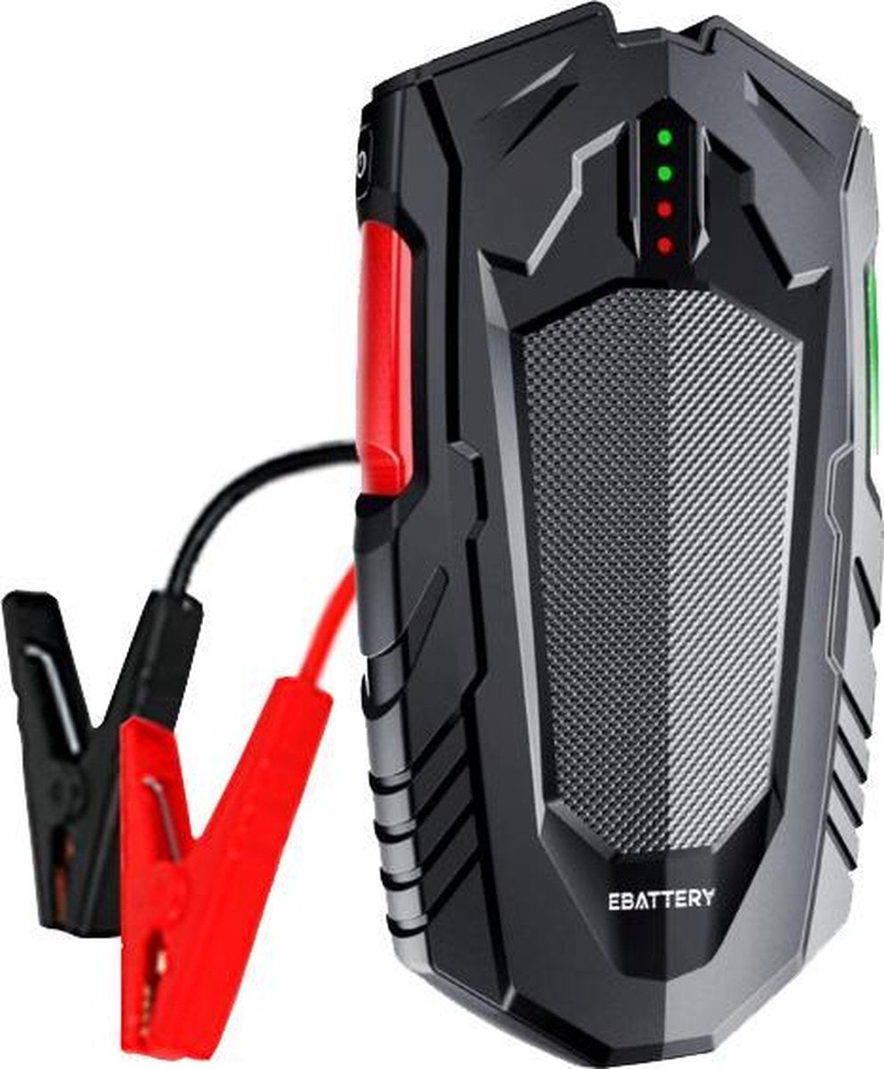 AccuBooster Jumpstarter V2 - Starthulp voor auto - Startbooster - Multifunctionele Jumpstarter - Startkabels - Powerbank - Zaklamp - Compact - Jumpstarter