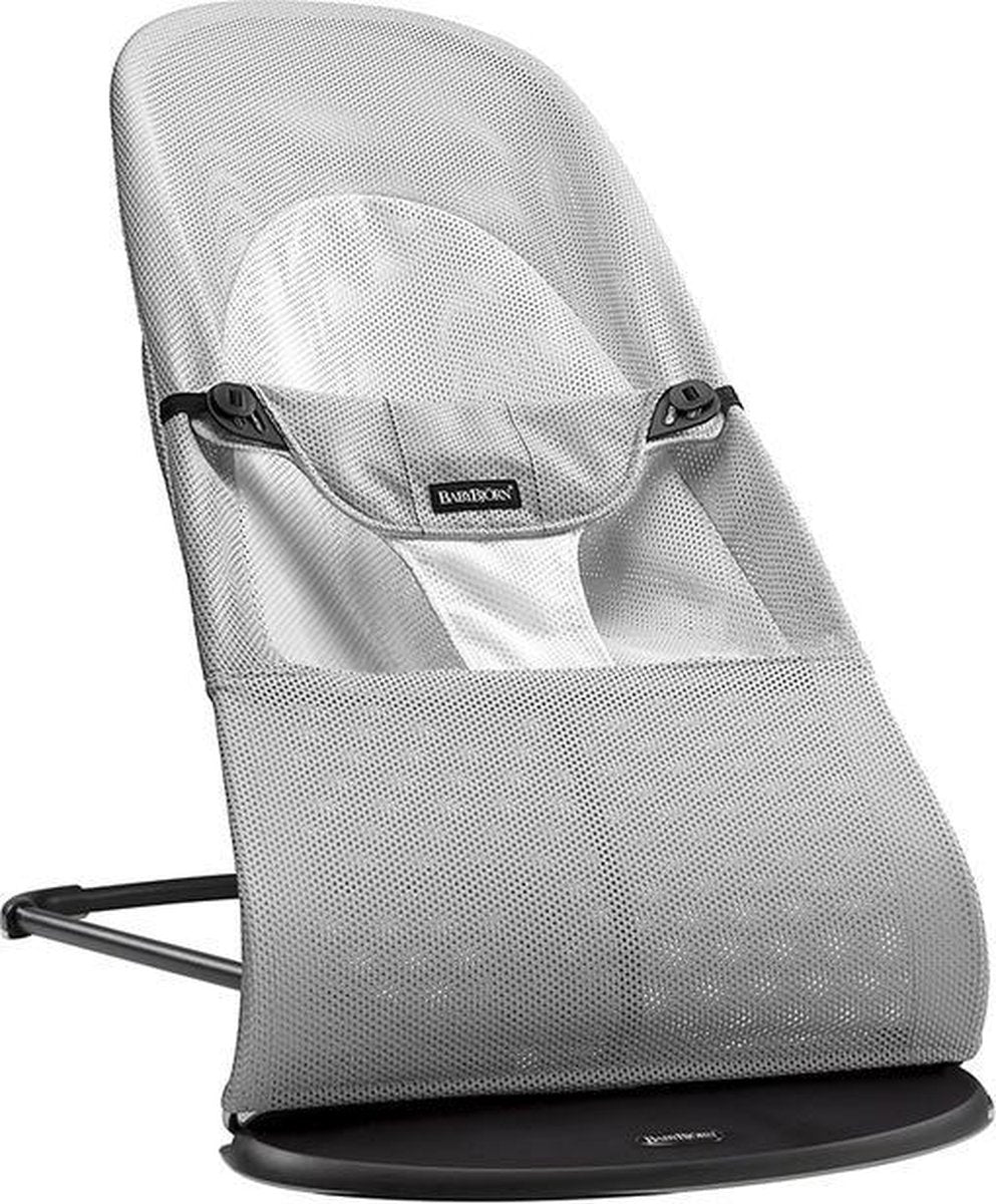 BABYBJÖRN Wipstoel Balance Soft - Zilver-Wit Mesh