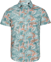 Tropix Shortsleeve Shirt 1a1324 3900 Red Aop