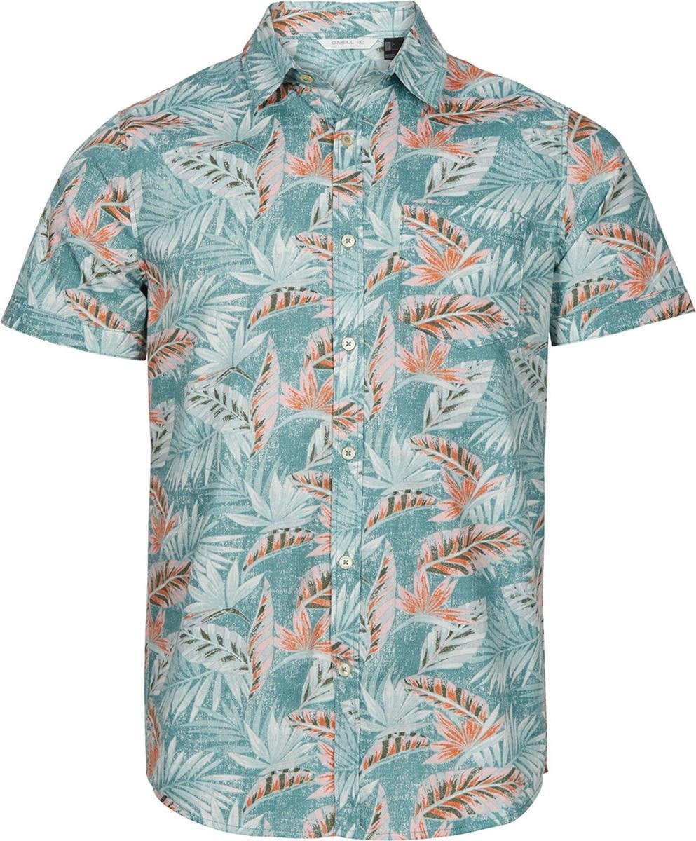 Tropix Shortsleeve Shirt 1a1324 3900 Red Aop