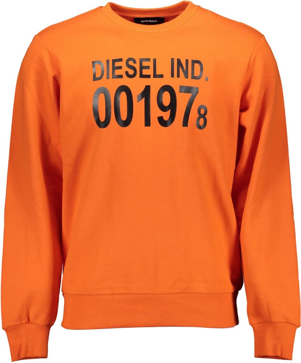 Diesel Trui Oranje M Heren