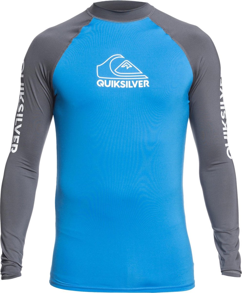 Quicksilver - UV-zwemshirt voor heren - Longsleeve - On Tour - Helderblauw - maat S