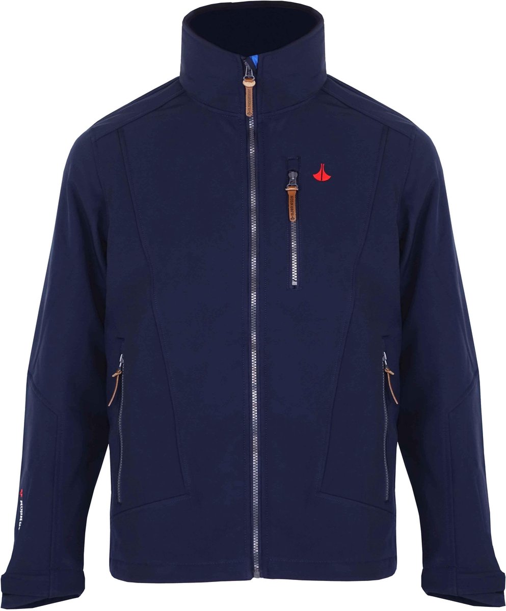 BJØRNSON 4 Seizoenen Softshell Jas Winddicht Heren Donkerblauw - Maat 3XL - DAG