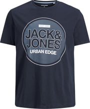 JACK&JONES PLUS JCOBOOSTER TEE SS CREW NECK DEC PS LTN Heren T-shirt - Maat 3XL