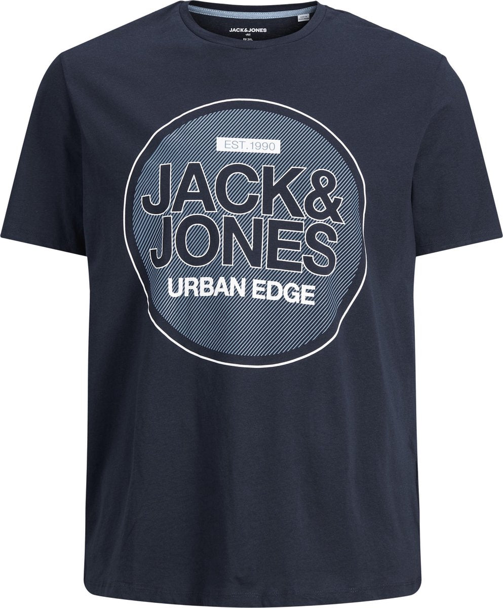 JACK&JONES PLUS JCOBOOSTER TEE SS CREW NECK DEC PS LTN Heren T-shirt - Maat 3XL