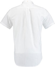 Gant wit overhemd korte mouw regular fit