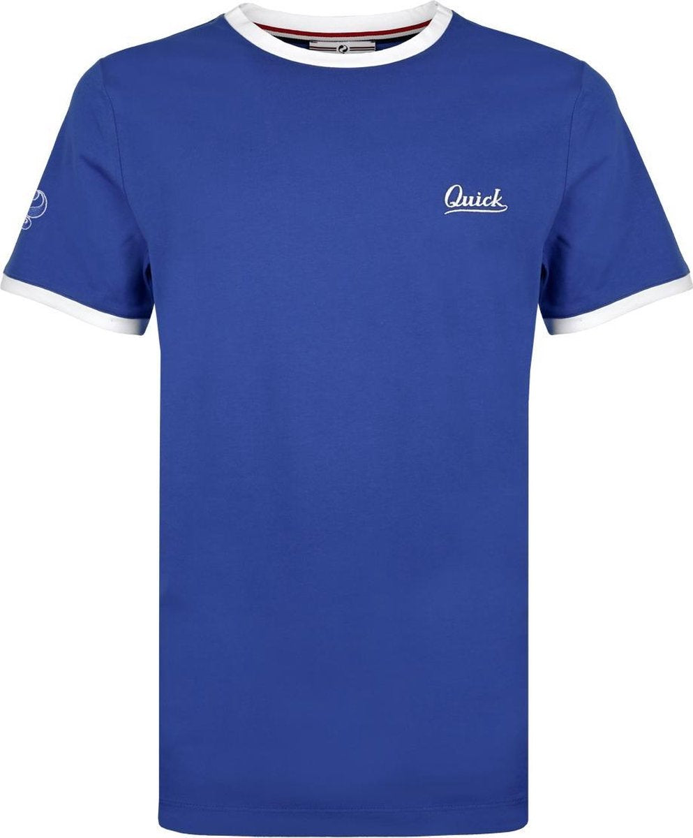 Heren T-shirt Captain - Hard Blauw/Wit