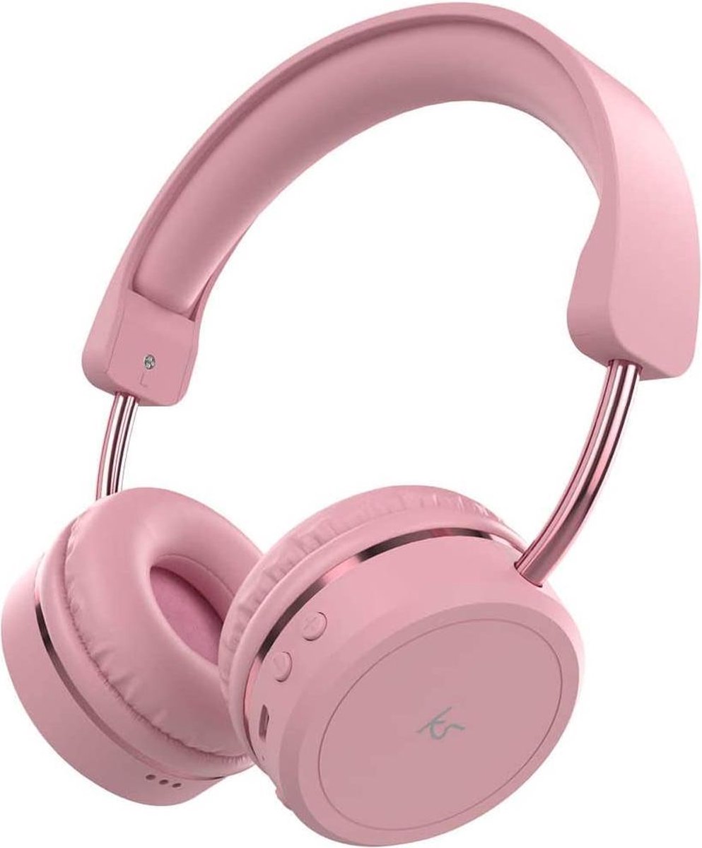 KitSound Metro X Bluetooth Koptelefoon - Roze