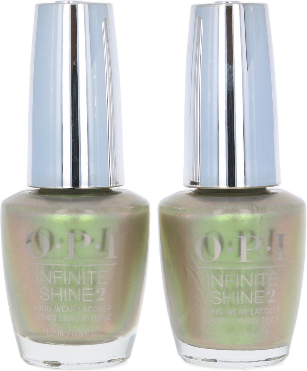 O.P.I Infinite Shine Nagellak - Olive For Pearls (2 stuks)
