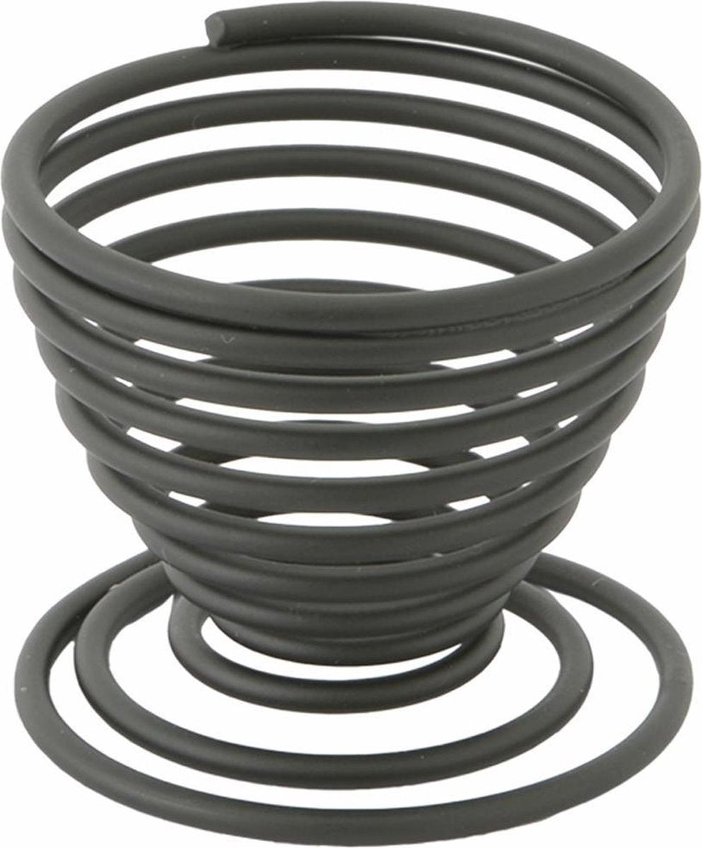 Point-Virgule Wired eierdop - Ø 5 cm - Zwart - Set-4