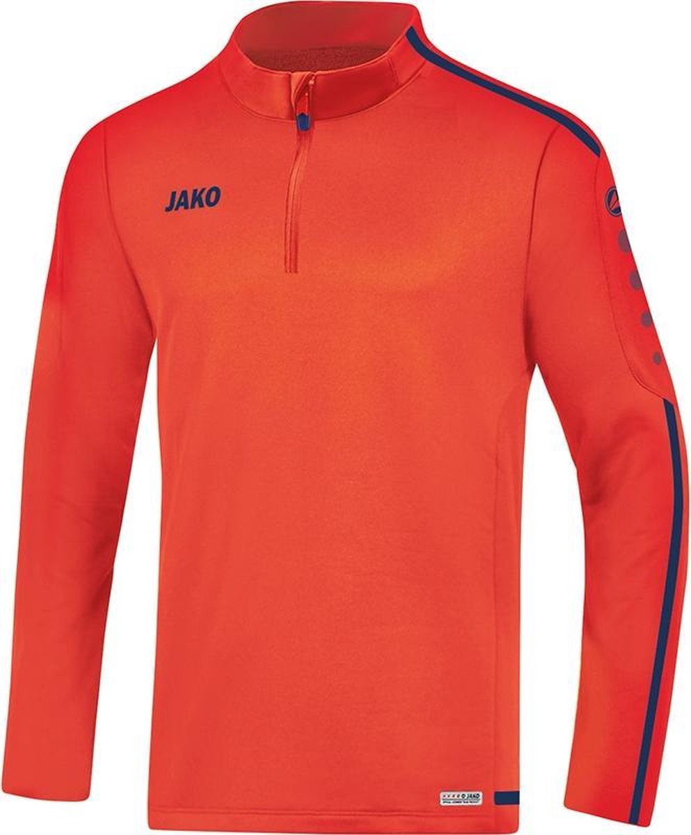 Jako Ziptop Striker 2.0 Flame-Navy Blauw Maat 2XL