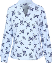 Cassis - Blouse met bloemenprint - Blauw