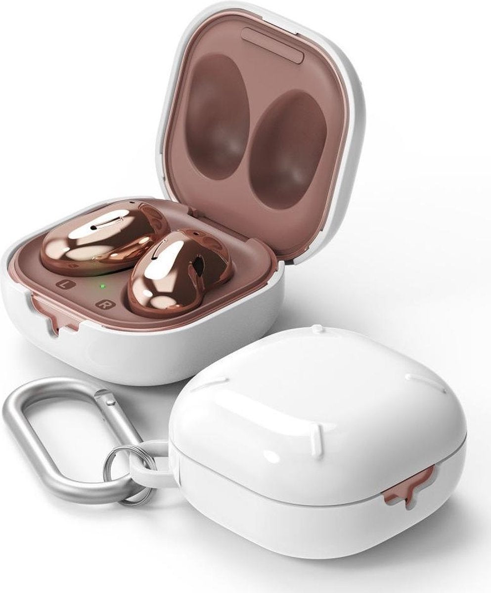 Ringke Slim X Samsung Galaxy Buds Live Hoesje Wit