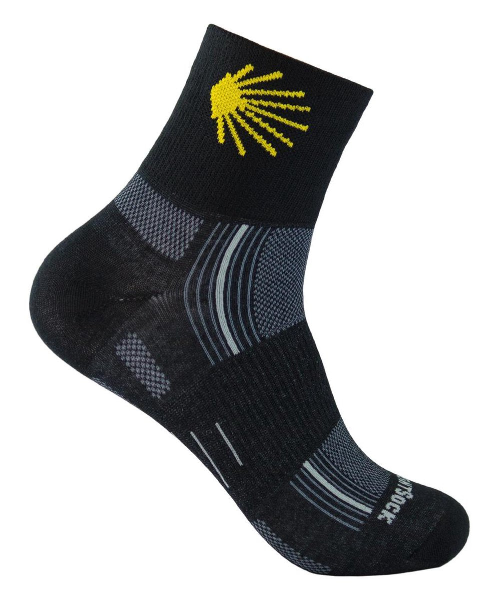 Wrightsock Stride Quarter - Zwart - 34-37