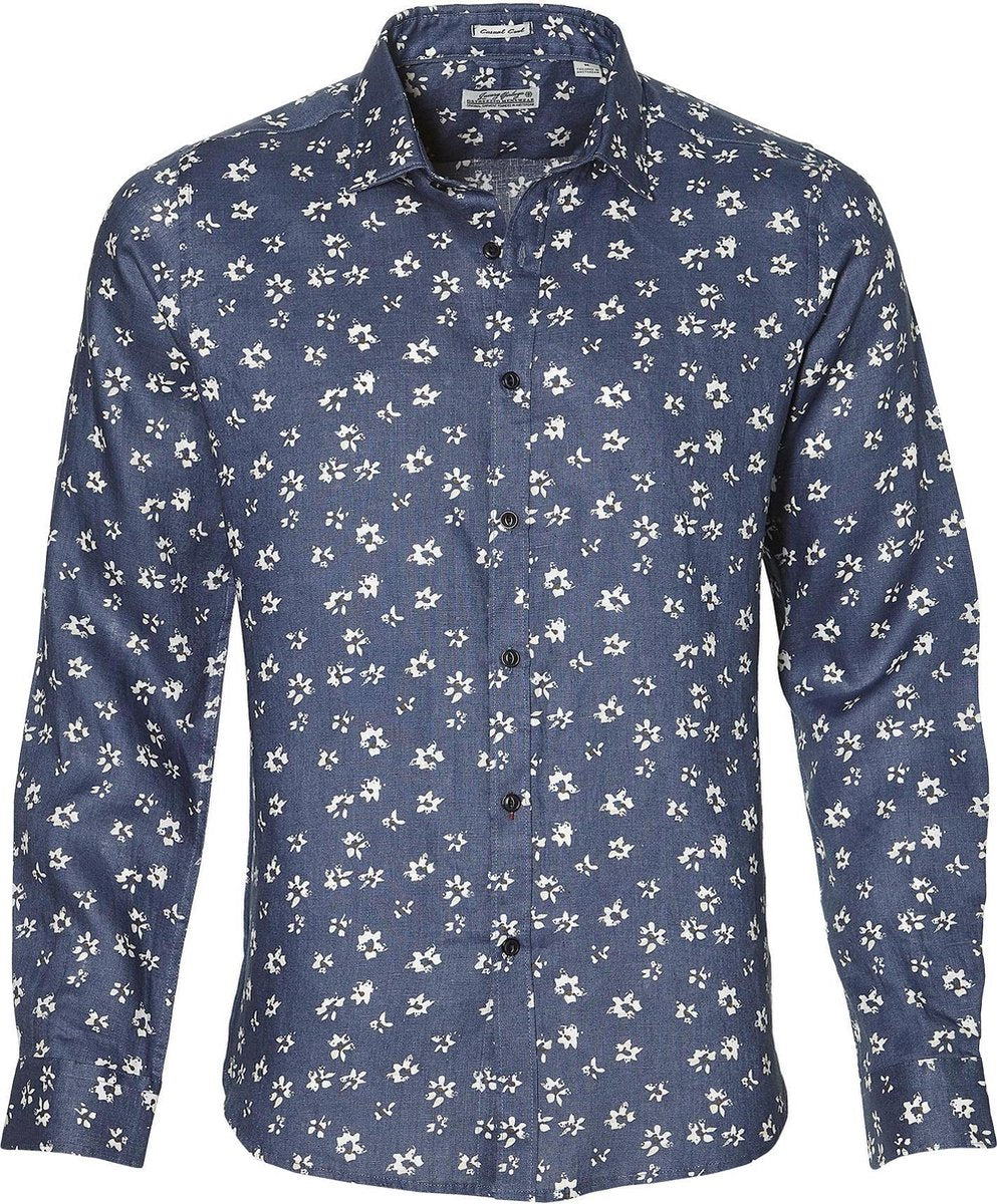 Dstrezzed Overhemd - Slim Fit - Blauw - XXL