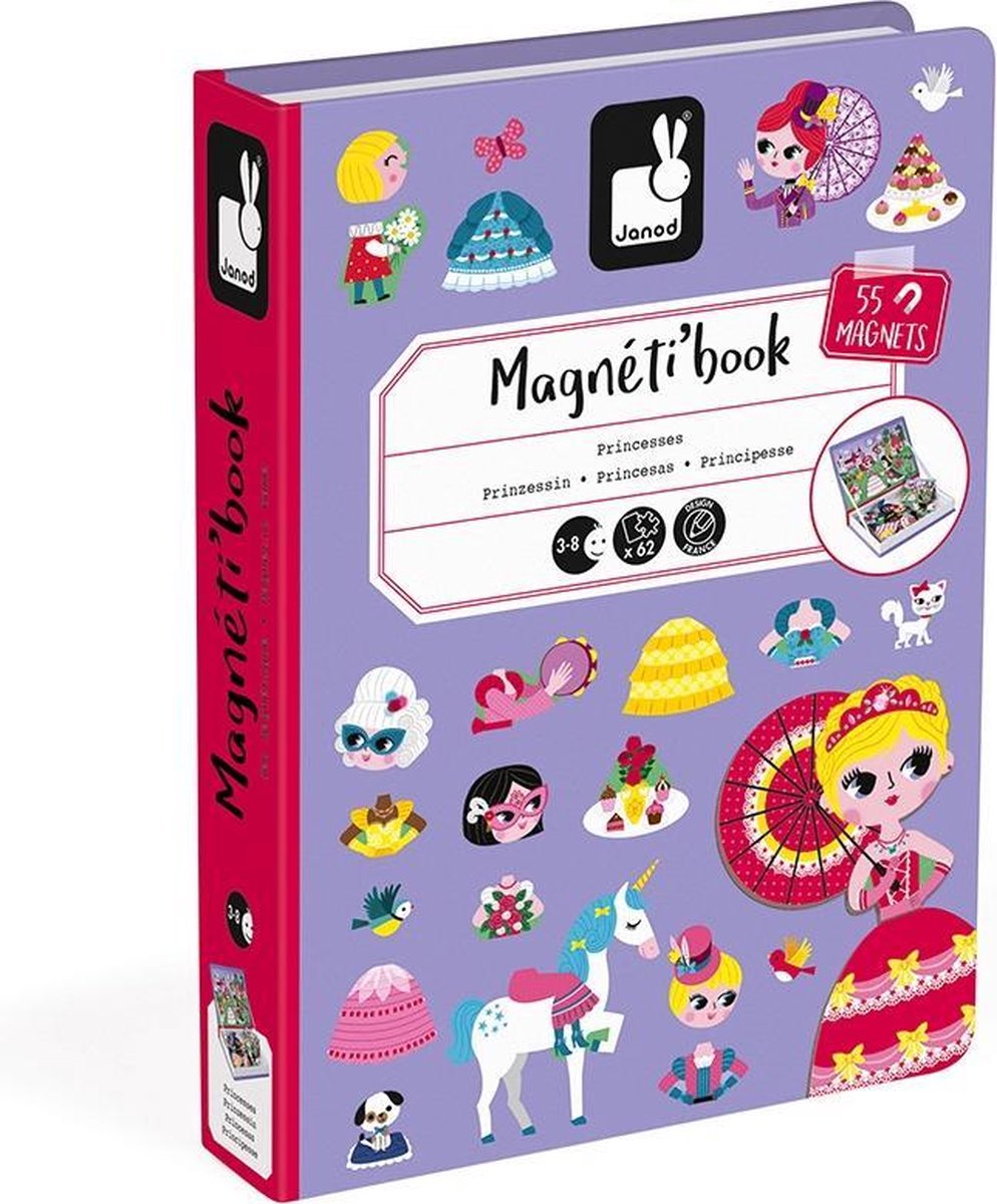 Janod Magnetibook - Prinsessen