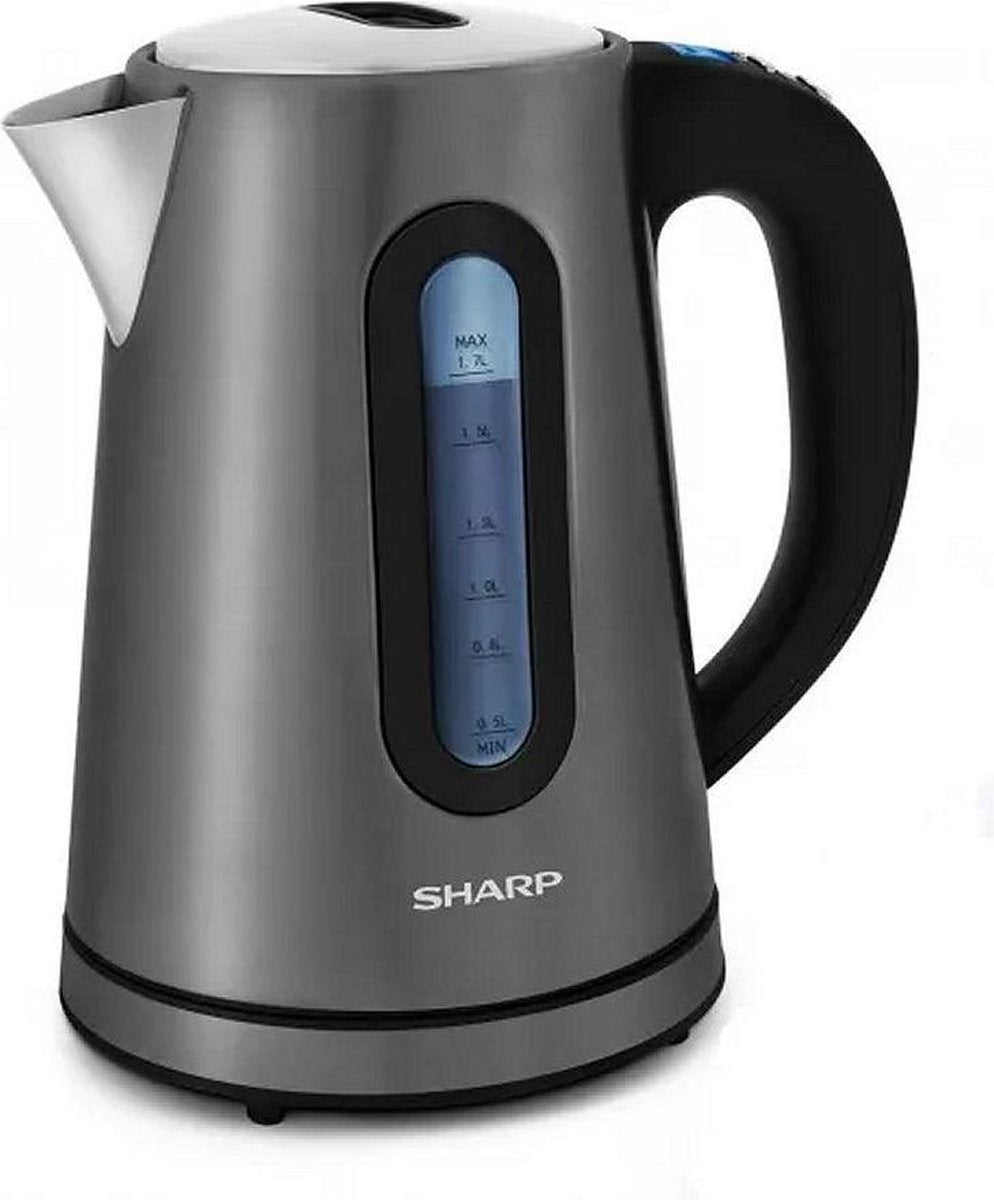 Sharp SABK2002A Waterkoker 1.7L 2400W Grijs/Zwart