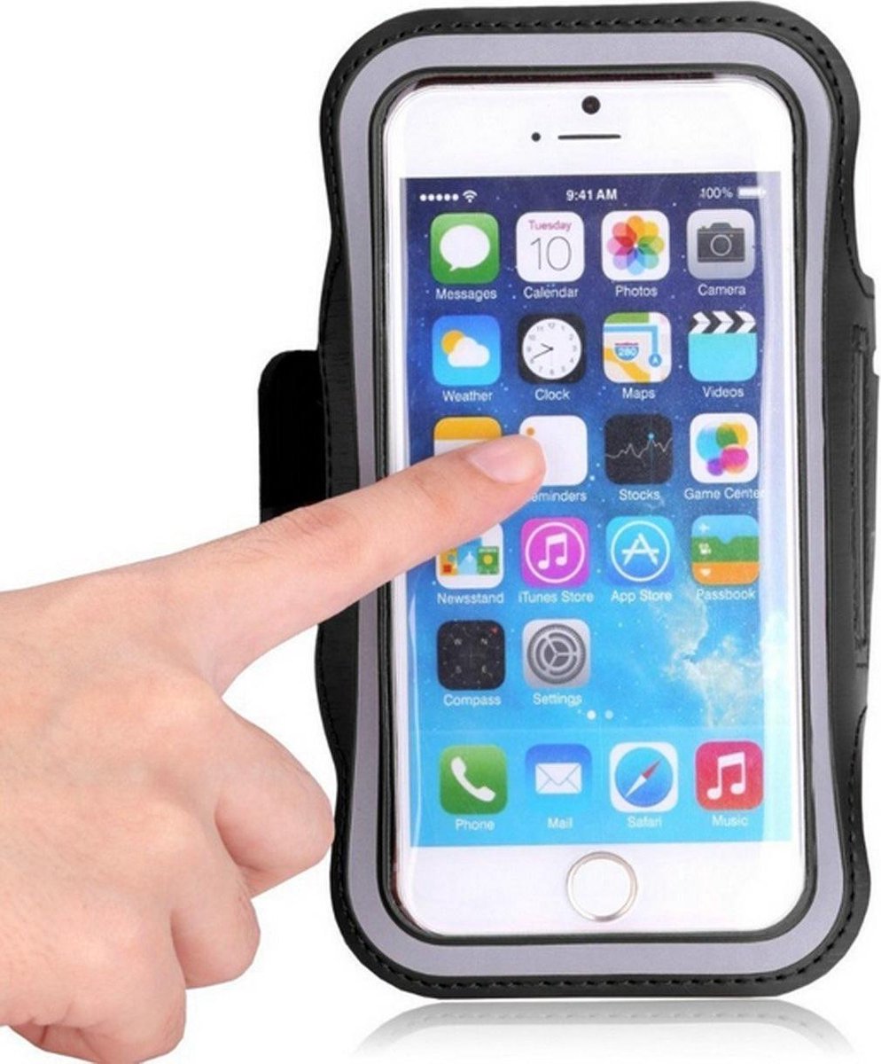 Xssive Universele Sport Armband voor o.a. Apple iPhone 4/4s - Zwart