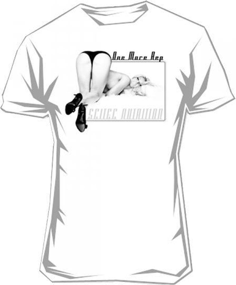Scitec - Tee - T-Shirt - korte mouw - One more rep - XXL - Wit