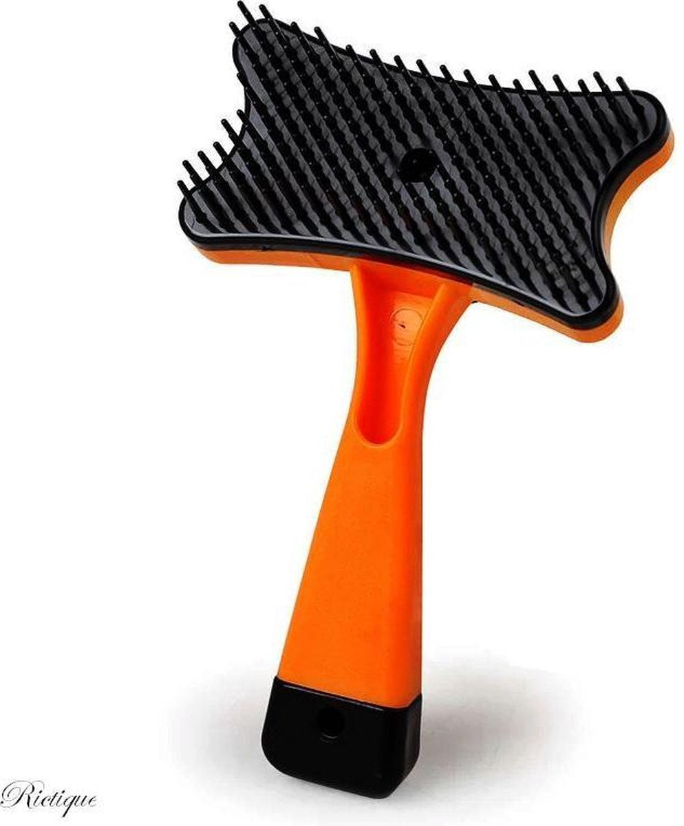 Borstel - Katten & Honden - Oranje - Plastic