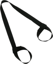 Zenway™ Draagriem voor Yoga Mat - Yogamat Carry Strap - Draag Riem van Zwart Biologisch Katoen - In Lengte Verstelbaar