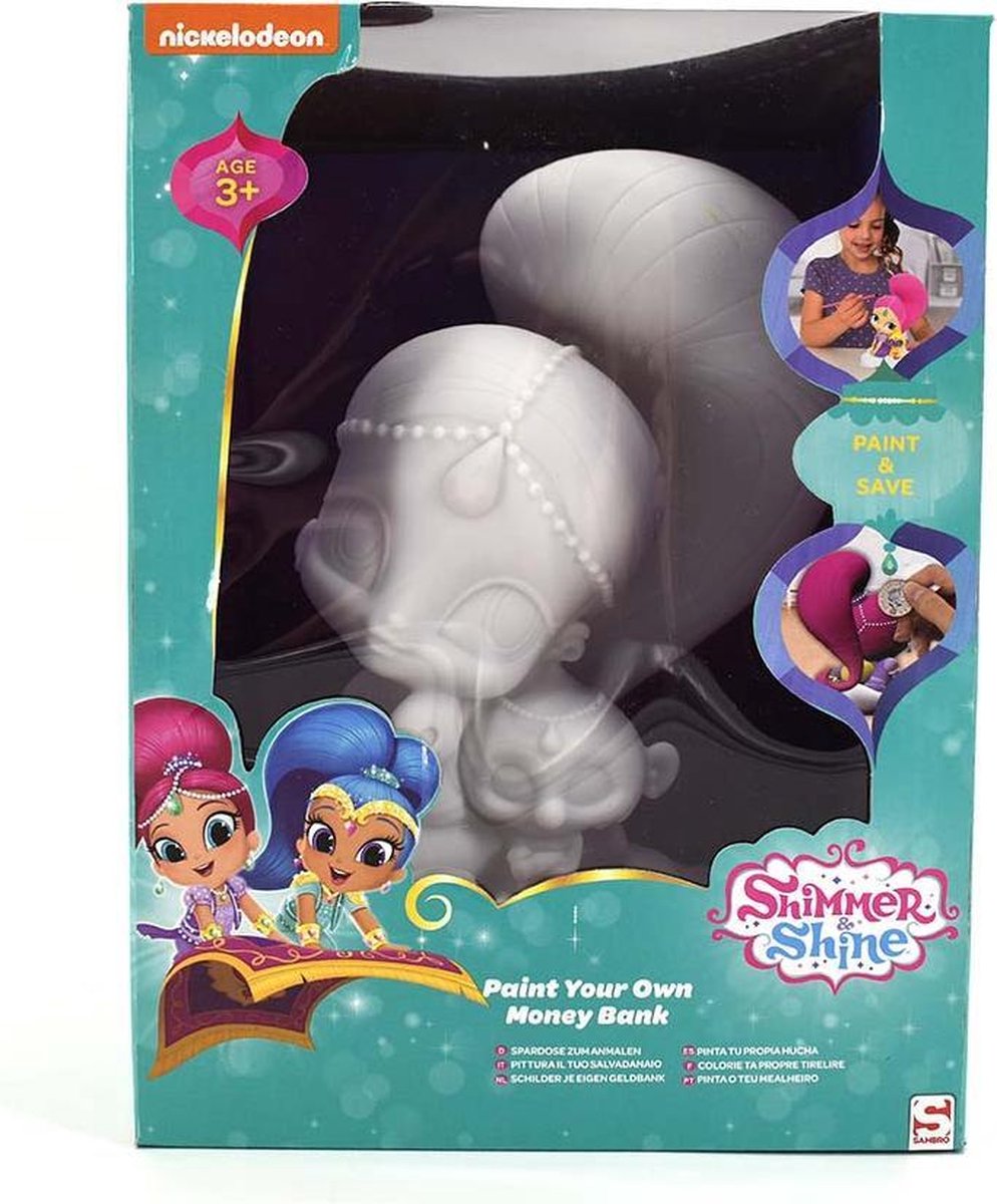 Shimmer & Shine Schilder je eigen Spaarpot