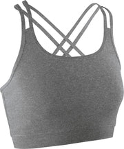 Spiro Dames/dames Fitness Mouwloze Gewas Top (Sportgrijs mergel)