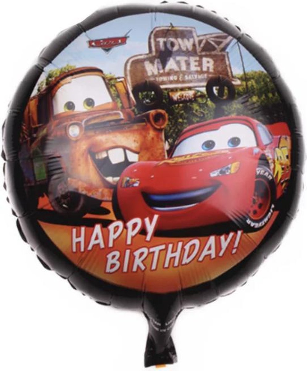 Cars Happy Birthday Folie Ballon 18 inch