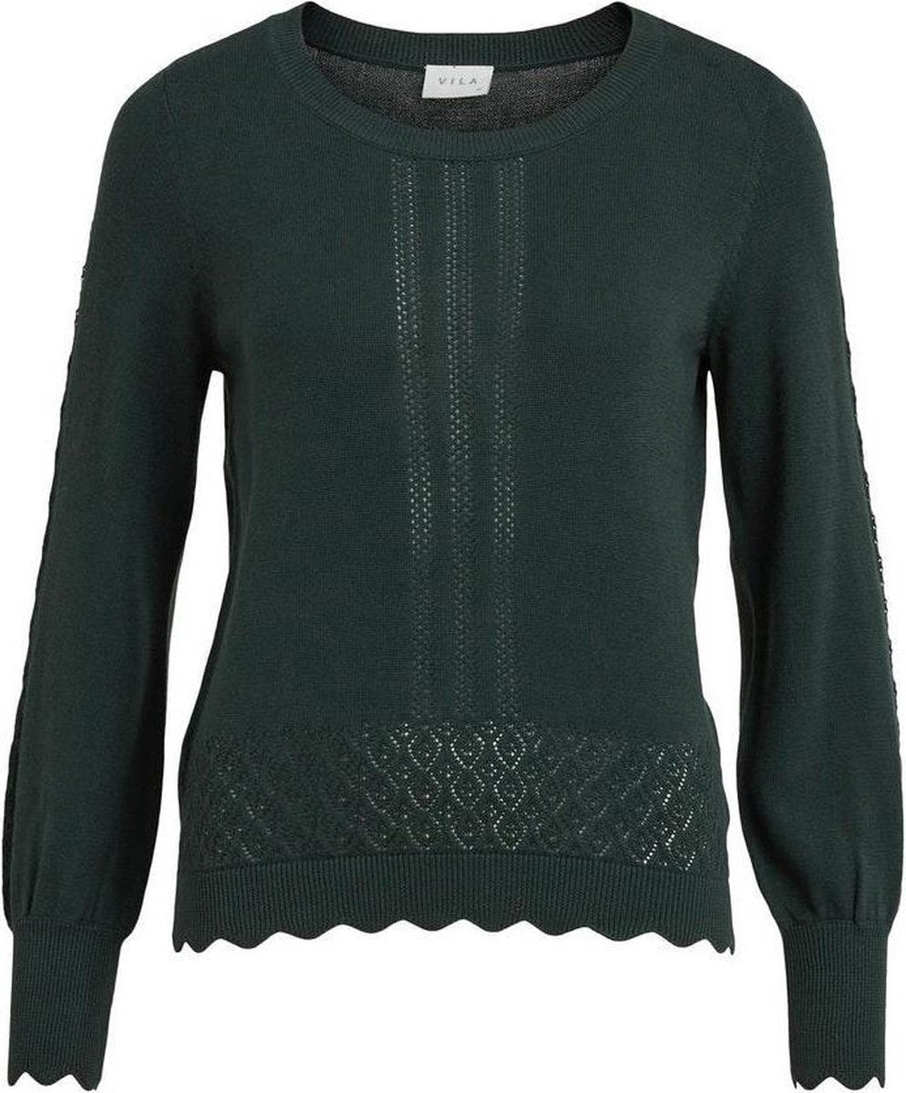 Vikaley L/s Knit Top/su 14065662 Darkest Spruce